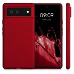 Husa pentru Google Pixel 6, Silicon, Rosu, 55783.36, Kwmobile fotografia produsului View 2 S