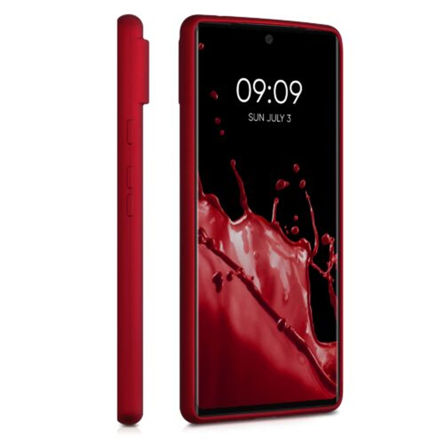 Husa pentru Google Pixel 6, Silicon, Rosu, 55783.36, Kwmobile fotografia produsului View 5 L
