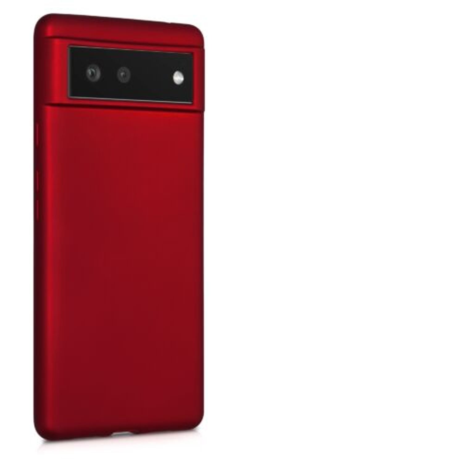 Husa pentru Google Pixel 6, Silicon, Rosu, 55783.36, Kwmobile fotografia produsului View 8 L