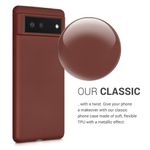 Husa pentru Google Pixel 6, Silicon, Rosu, 55783.178, Kwmobile fotografia produsului View 3 S