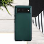 Husa pentru Google Pixel 6, Silicon, Verde, 55783.14, Kwmobile fotografia produsului View 4 S