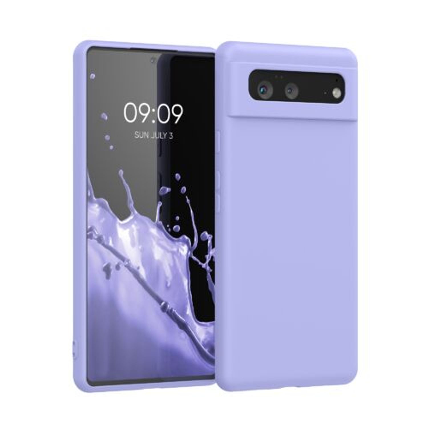 Husa pentru Google Pixel 6, Silicon, Mov, 55865.139, Kwmobile fotografia produsului