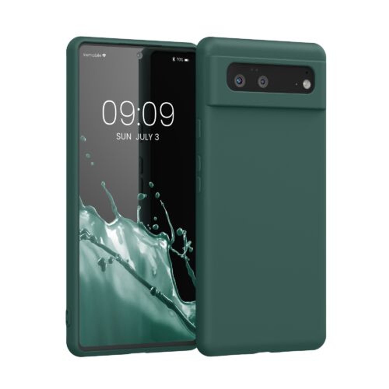 Husa pentru Google Pixel 6, Silicon, Verde, 55865.169, Kwmobile fotografia produsului