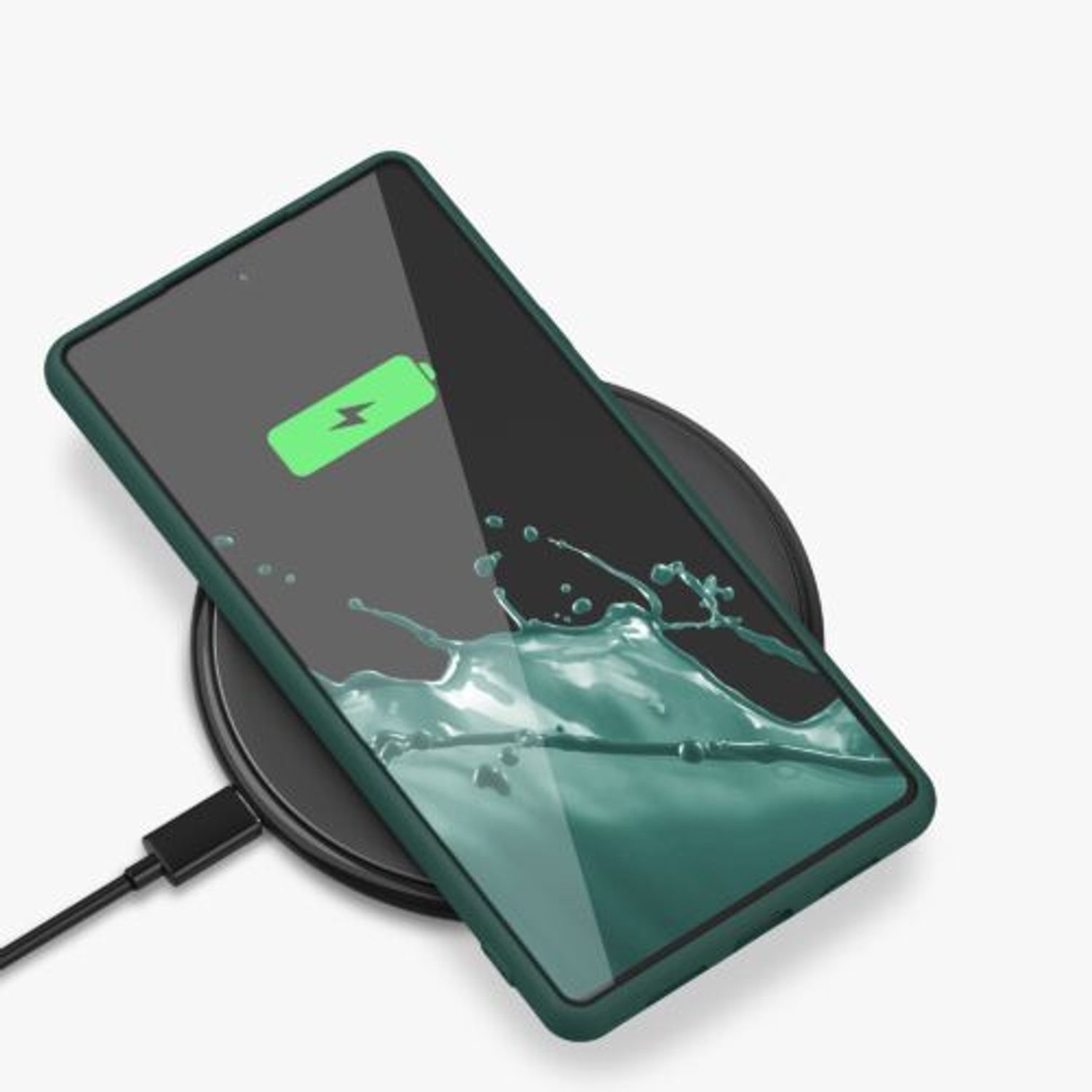 Husa pentru Google Pixel 6, Silicon, Verde, 55865.169, Kwmobile fotografia produsului View 5 L