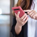 Husa pentru Google Pixel 6, Silicon, Roz, 55865.219, Kwmobile fotografia produsului View 9 S