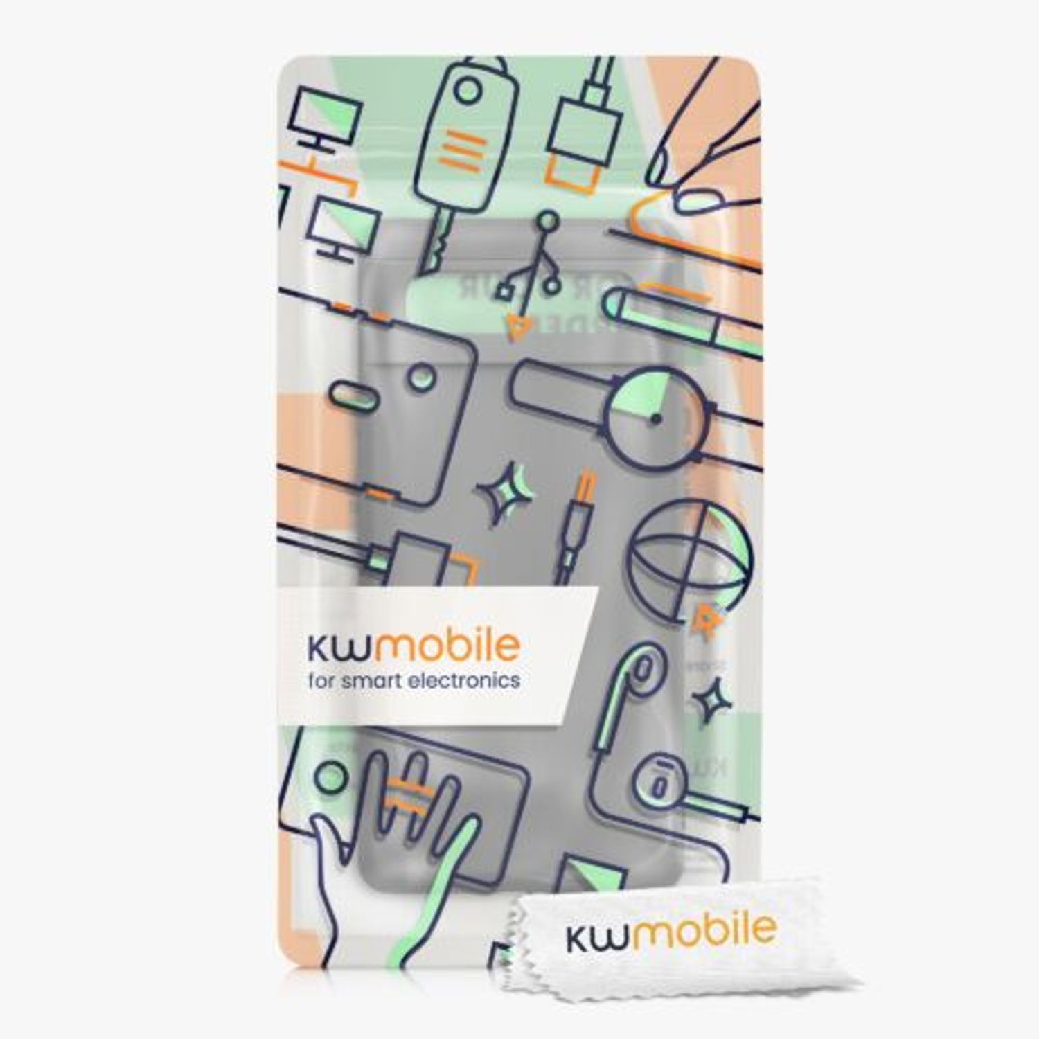 Husa pentru Google Pixel 6, Silicon, Gri, 55865.155, Kwmobile fotografia produsului View 9 L