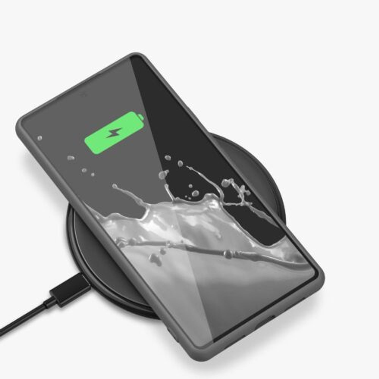 Husa pentru Google Pixel 6, Silicon, Gri, 55865.155, Kwmobile fotografia produsului View 2 L