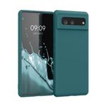 Husa pentru Google Pixel 6, Silicon, Verde, 55865.57, Kwmobile fotografia produsului