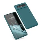 Husa pentru Google Pixel 6, Silicon, Verde, 55865.57, Kwmobile fotografia produsului View 2 S