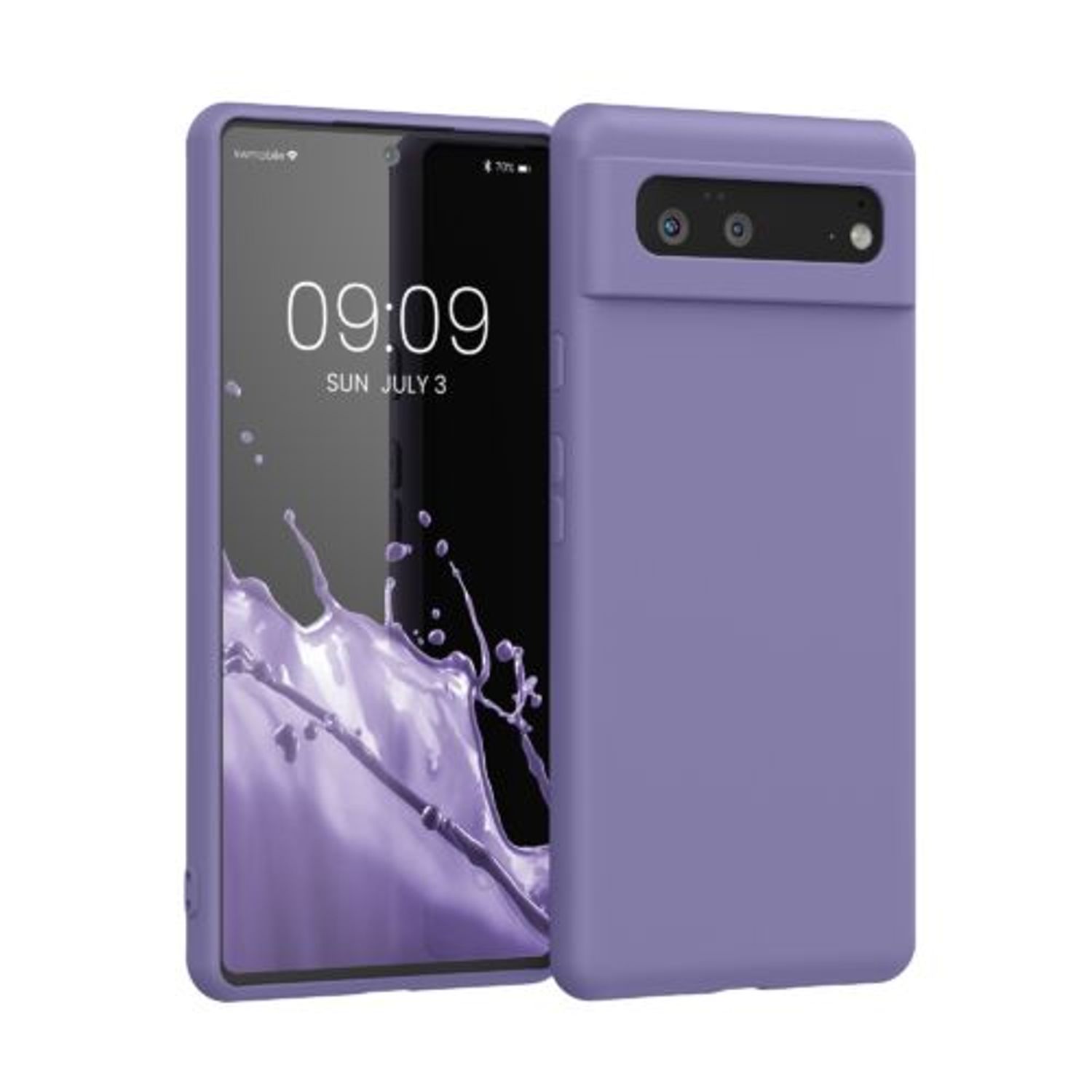Husa pentru Google Pixel 6, Silicon, Mov, 55865.222, Kwmobile fotografia produsului