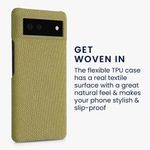 Husa pentru Google Pixel 6, Textil, Galben, 56944.06, Kwmobile fotografia produsului View 3 S