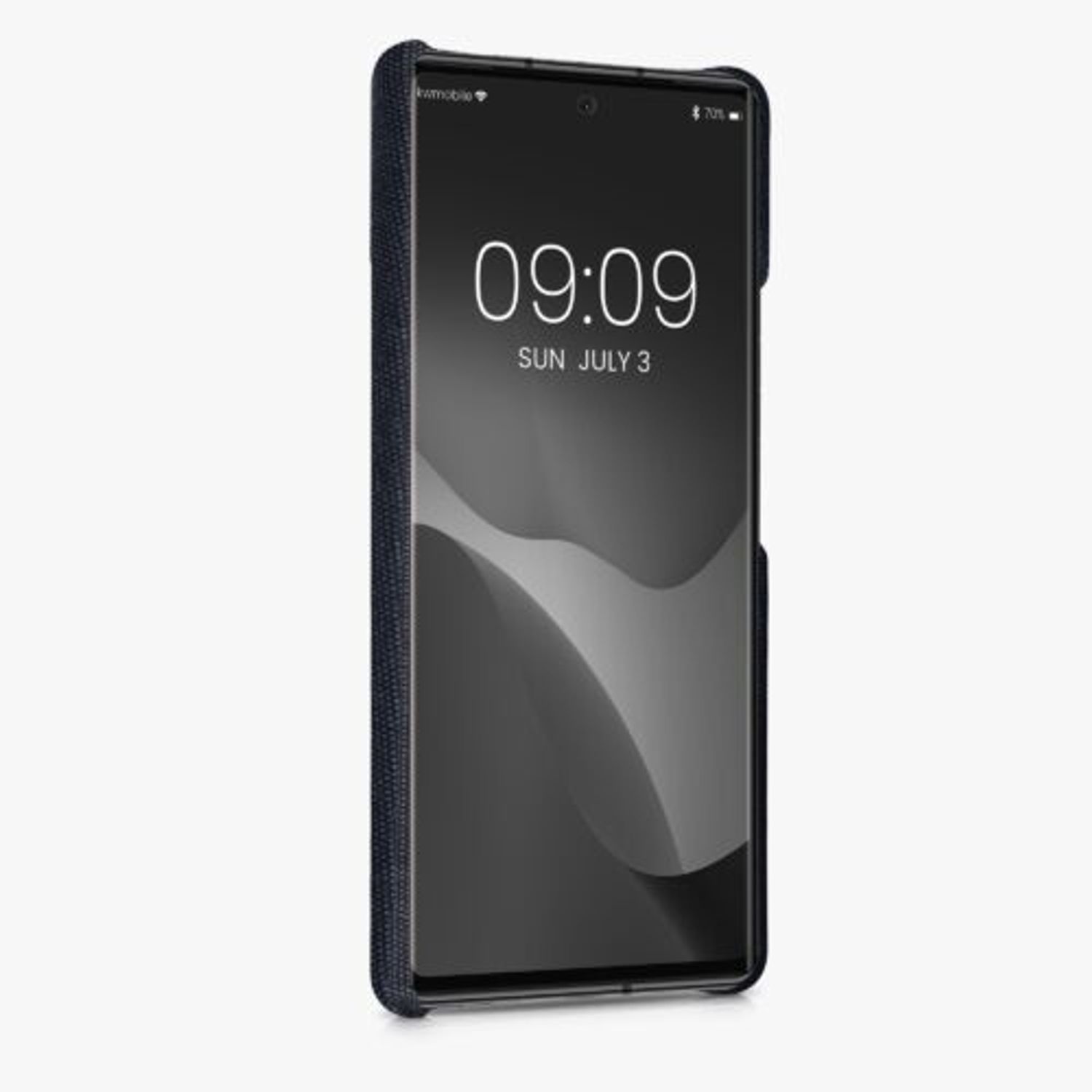 Husa pentru Google Pixel 6, Textil, Albastru, 56944.17, Kwmobile fotografia produsului View 3 L