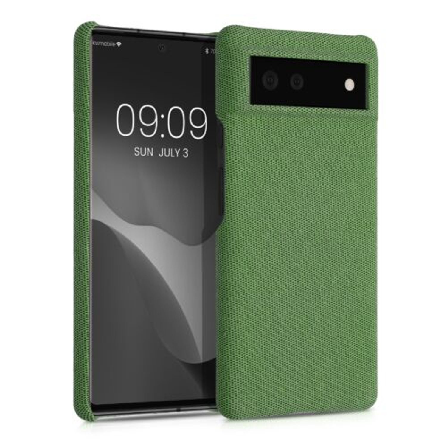 Husa pentru Google Pixel 6, Textil, Verde, 56944.07, Kwmobile fotografia produsului