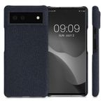 Husa pentru Google Pixel 6, Textil, Albastru, 56944.17, Kwmobile fotografia produsului View 2 S