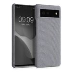 Husa pentru Google Pixel 6, Textil, Gri, 56944.25, Kwmobile fotografia produsului