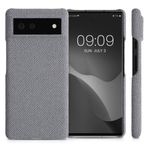 Husa pentru Google Pixel 6, Textil, Gri, 56944.25, Kwmobile fotografia produsului View 2 S