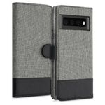Husa pentru Google Pixel 6 Pro, Textil, Gri, 55989.22, Kwmobile fotografia produsului View 6 S
