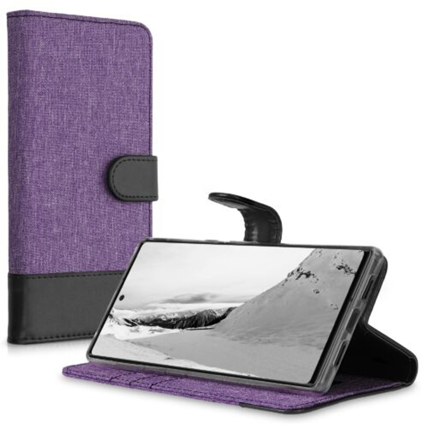 Husa pentru Google Pixel 6 Pro, Textil, Mov, 55989.38, Kwmobile fotografia produsului View 2 L