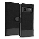 Husa pentru Google Pixel 6 Pro, Textil, Negru, 55989.73, Kwmobile fotografia produsului View 5 S
