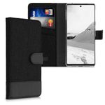 Husa pentru Google Pixel 6 Pro, Textil, Negru, 55989.73, Kwmobile fotografia produsului