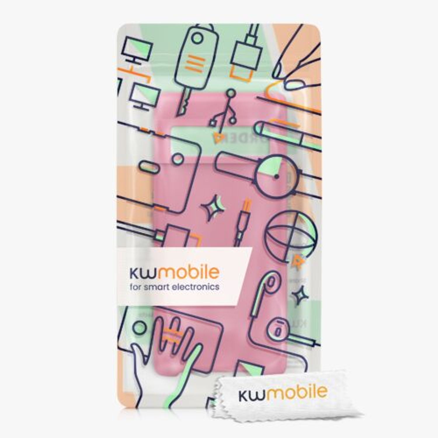 Husa pentru Google Pixel 6 Pro, Silicon, Roz, 55863.212, Kwmobile fotografia produsului View 7 L
