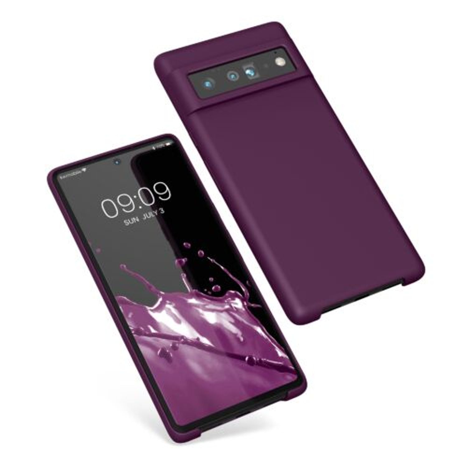 Husa pentru Google Pixel 6 Pro, Silicon, Violet, 55863.187, Kwmobile fotografia produsului View 10 L