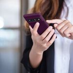 Husa pentru Google Pixel 6 Pro, Silicon, Violet, 55863.187, Kwmobile fotografia produsului View 8 S