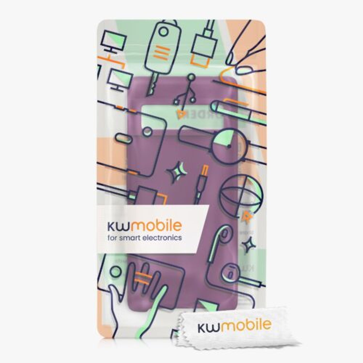 Husa pentru Google Pixel 6 Pro, Silicon, Violet, 55863.187, Kwmobile fotografia produsului View 6 L