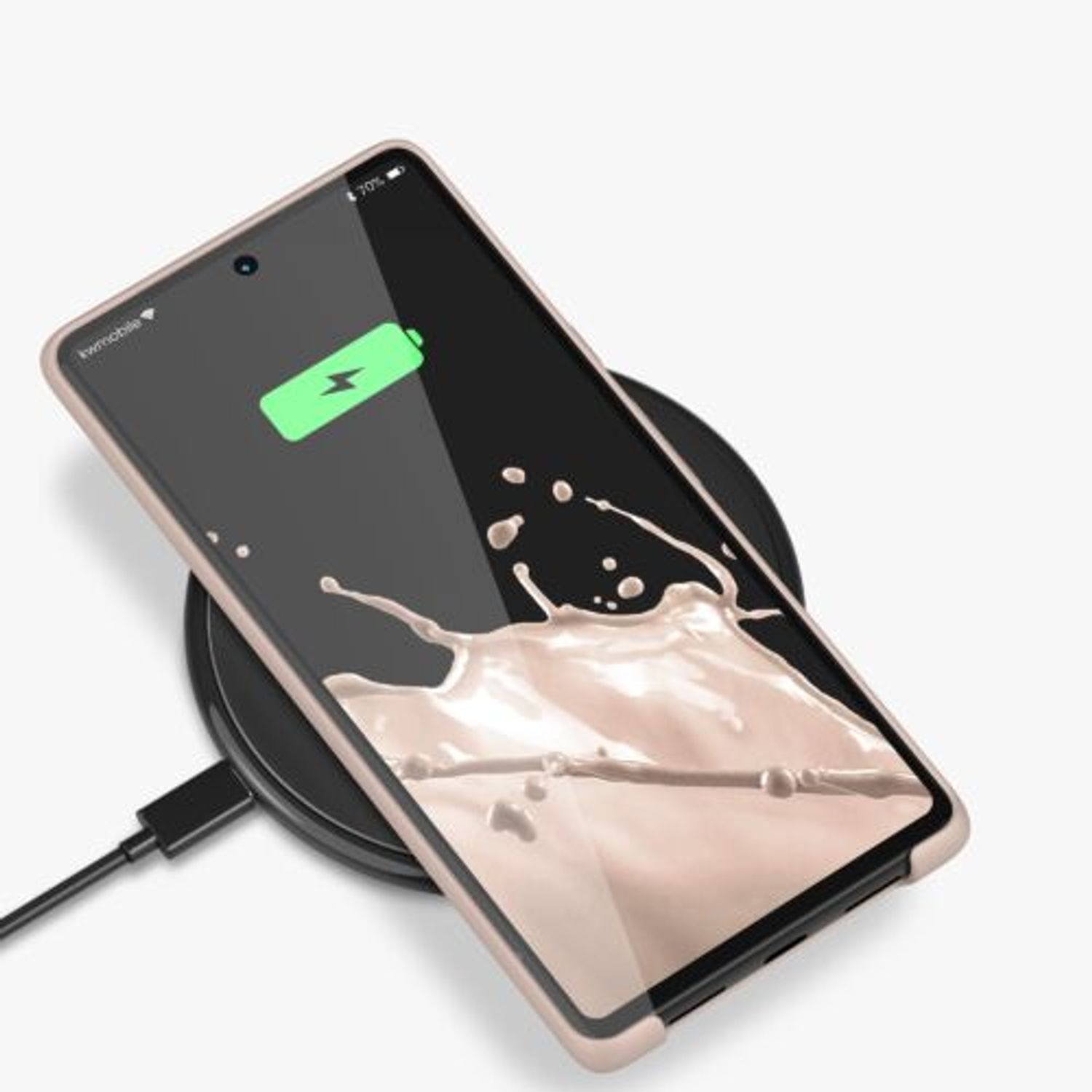 Husa pentru Google Pixel 6 Pro, Silicon, Crem, 55863.225, Kwmobile fotografia produsului View 11 L