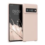 Husa pentru Google Pixel 6 Pro, Silicon, Crem, 55863.225, Kwmobile fotografia produsului