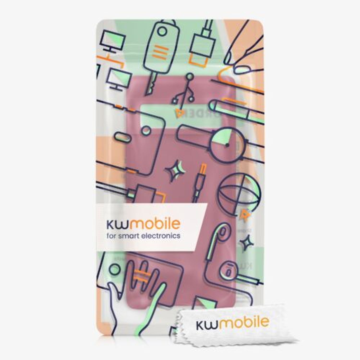 Husa pentru Google Pixel 6 Pro, Silicon, Rosu, 55863.106, Kwmobile fotografia produsului View 8 L