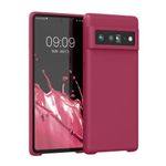 Husa pentru Google Pixel 6 Pro, Silicon, Rosu, 55863.106, Kwmobile fotografia produsului