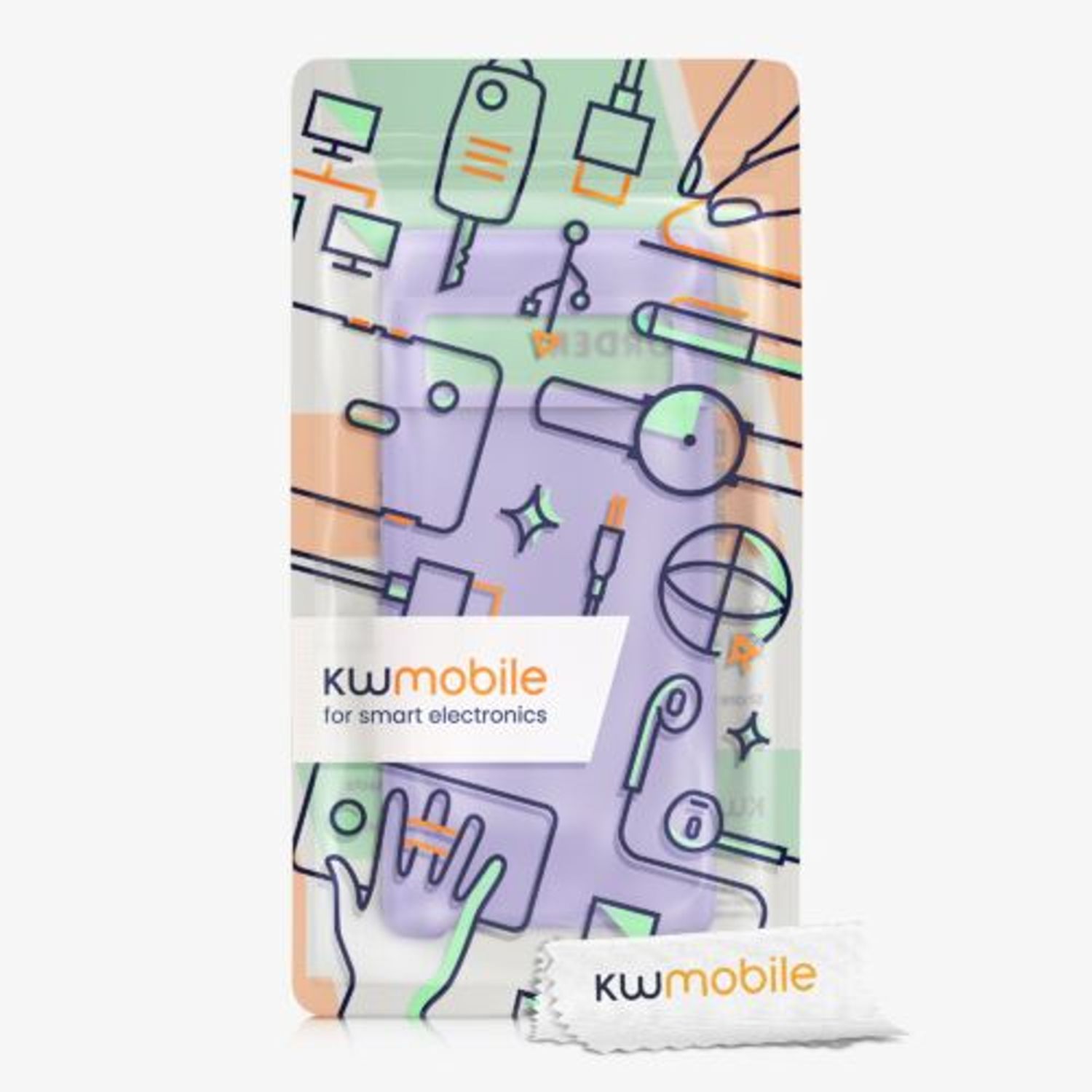 Husa pentru Google Pixel 6 Pro, Silicon, Mov, 55863.108, Kwmobile fotografia produsului View 8 L