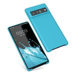 Husa pentru Google Pixel 6 Pro, Silicon, Albastru, 55863.223, Kwmobile fotografia produsului View 11 S