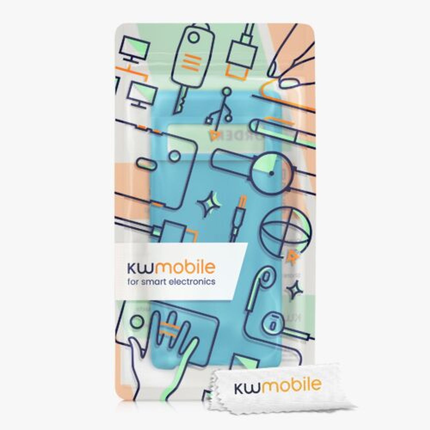 Husa pentru Google Pixel 6 Pro, Silicon, Albastru, 55863.223, Kwmobile fotografia produsului View 7 L