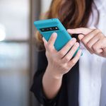 Husa pentru Google Pixel 6 Pro, Silicon, Albastru, 55863.223, Kwmobile fotografia produsului View 9 S