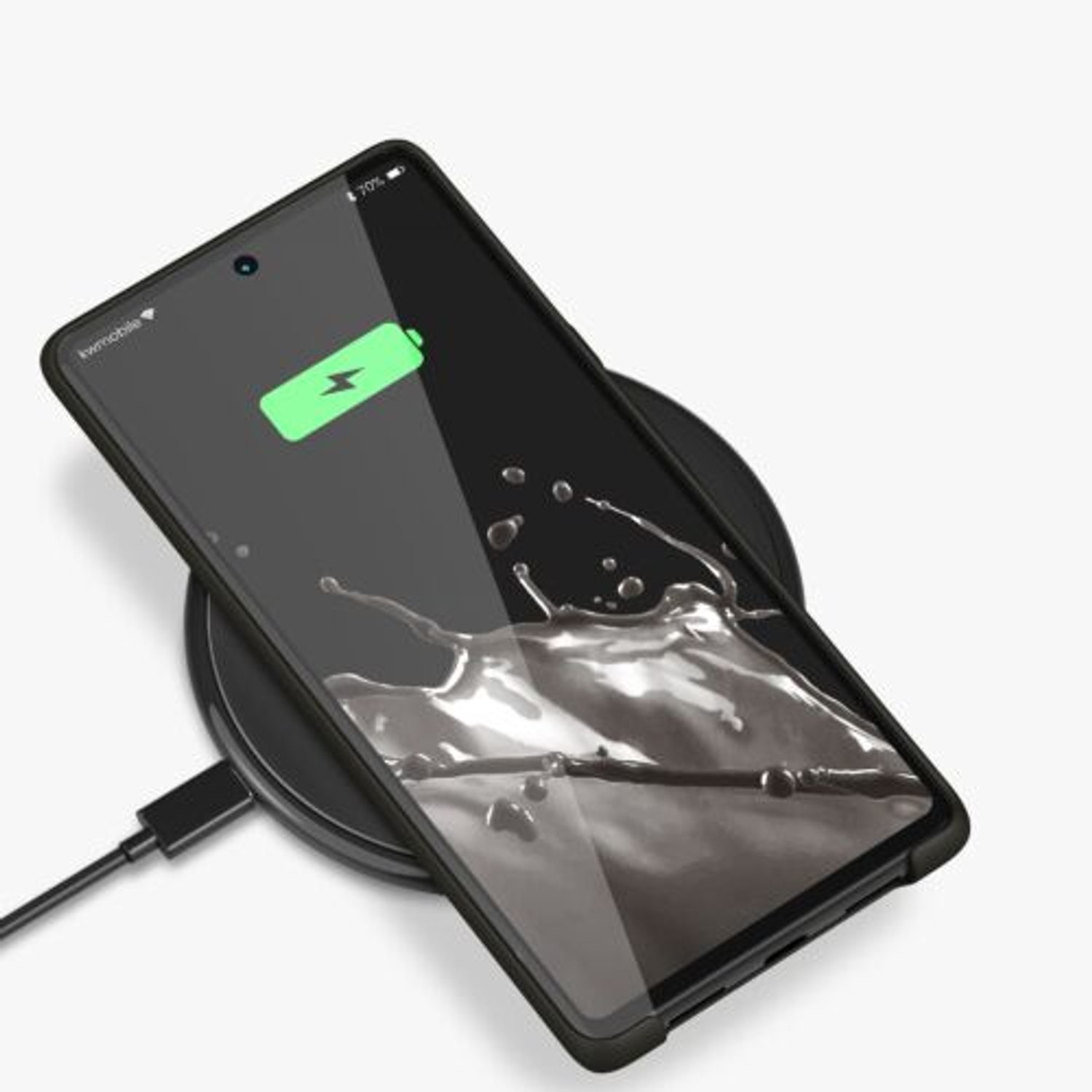 Husa pentru Google Pixel 6 Pro, Silicon, Gri, 55863.107, Kwmobile fotografia produsului View 10 L
