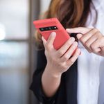 Husa pentru Google Pixel 6 Pro, Silicon, Roz, 55863.219, Kwmobile fotografia produsului View 7 S