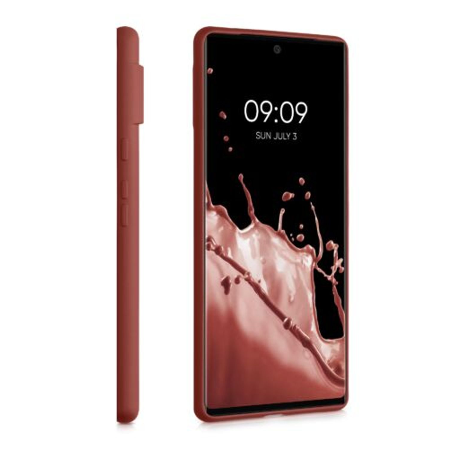 Husa pentru Google Pixel 6 Pro, Silicon, Rosu, 55856.178, Kwmobile fotografia produsului View 5 L