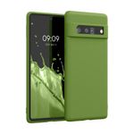 Husa pentru Google Pixel 6 Pro, Silicon, Verde, 55866.220, Kwmobile fotografia produsului