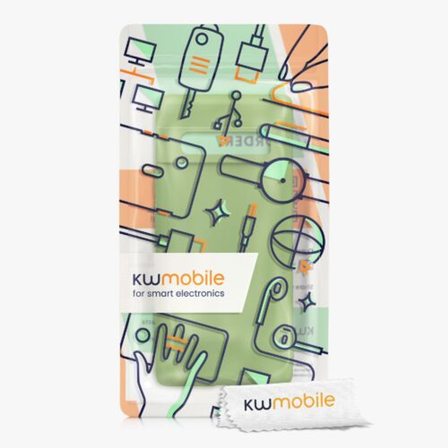 Husa pentru Google Pixel 6 Pro, Silicon, Verde, 55866.220, Kwmobile fotografia produsului View 8 L