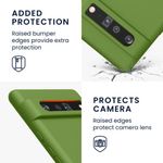 Husa pentru Google Pixel 6 Pro, Silicon, Verde, 55866.220, Kwmobile fotografia produsului View 4 S