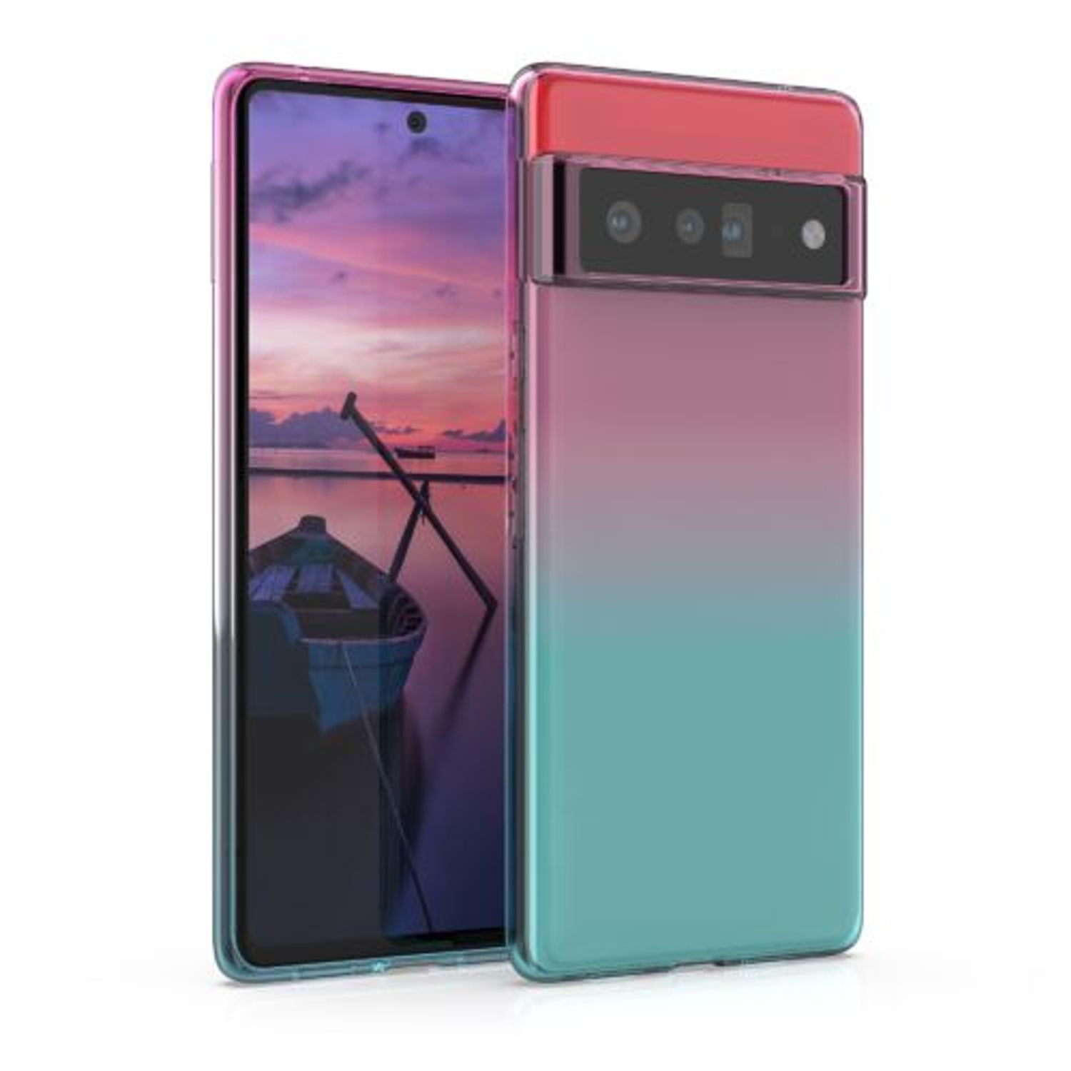 Husa pentru Google Pixel 6 Pro, Silicon, Multicolor, 55774.01, Kwmobile fotografia produsului