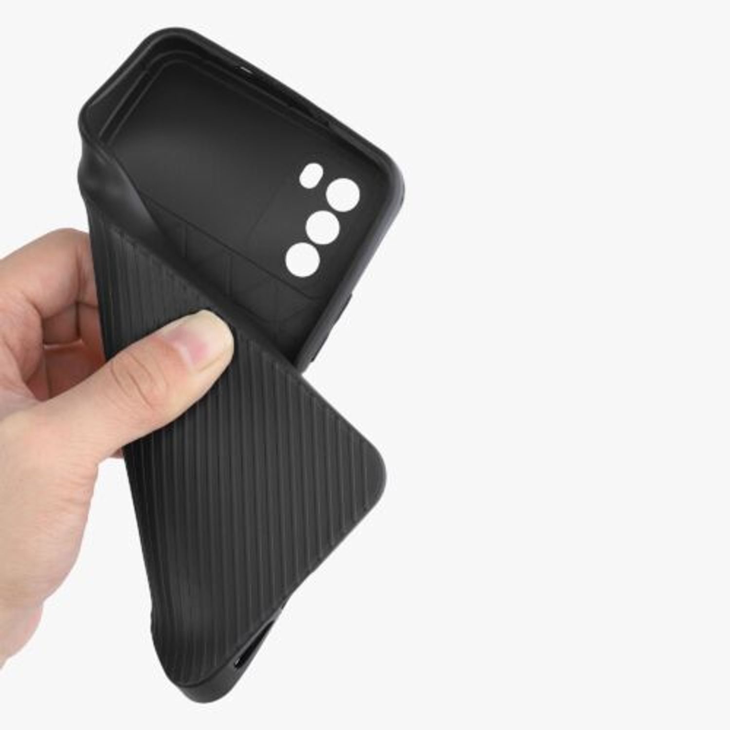 Husa pentru Xiaomi Poco M3, Silicon, Negru, 56366.01, Kwmobile fotografia produsului View 10 L