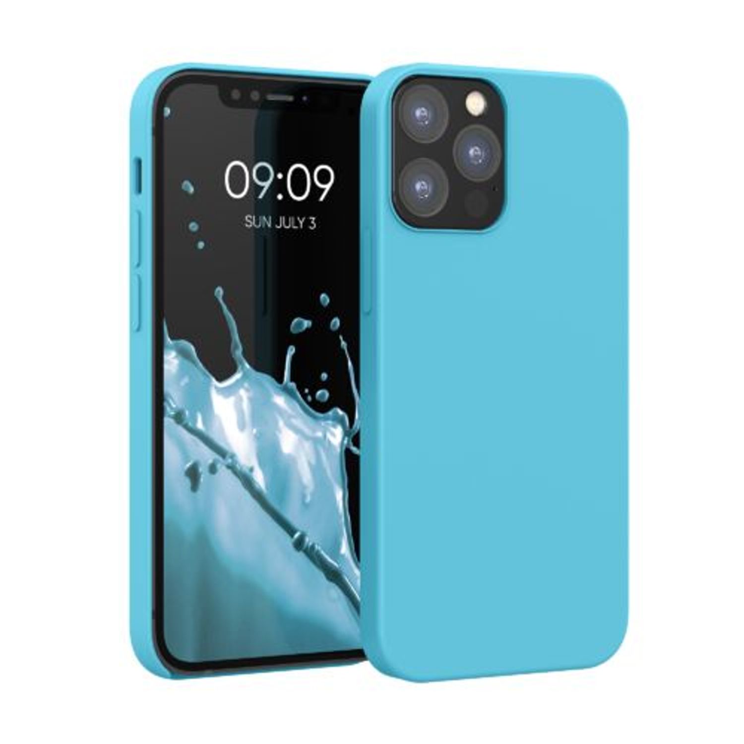Husa pentru iPhone 12/iPhone 12 Pro, Silicon, Albastru, 52641.223 fotografia produsului