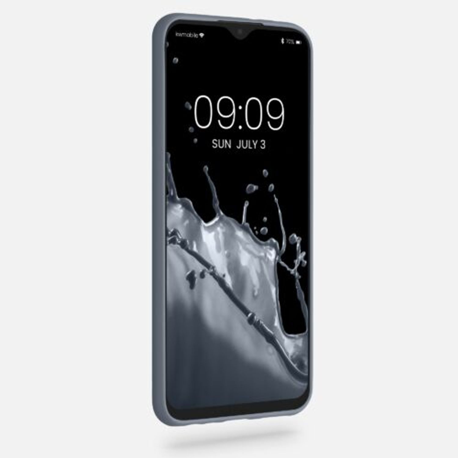 Husa pentru Xiaomi Redmi 9, Silicon, Verde, 52766.202, Kwmobile fotografia produsului View 3 L
