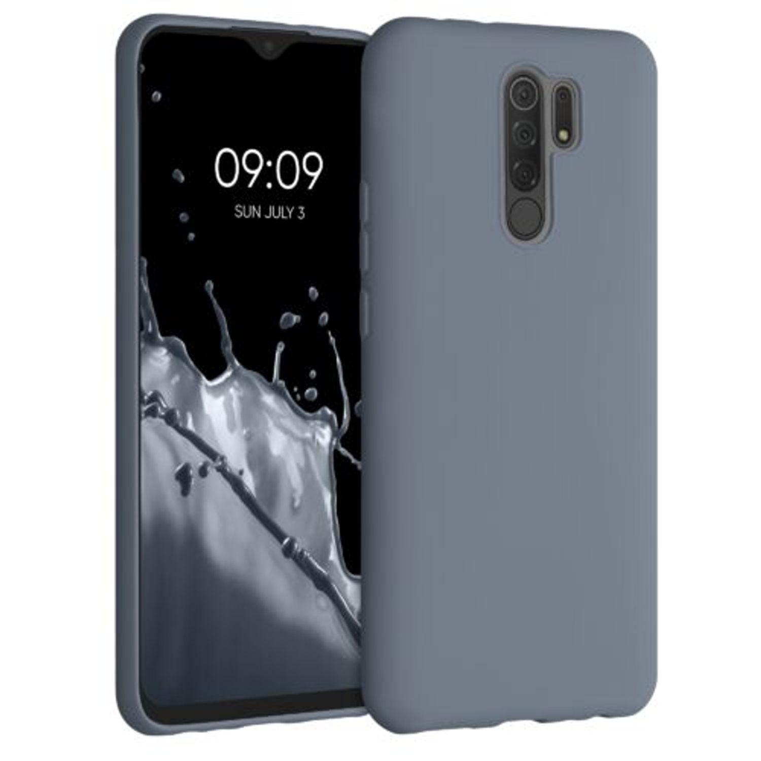 Husa pentru Xiaomi Redmi 9, Silicon, Verde, 52766.202, Kwmobile fotografia produsului