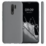 Husa pentru Xiaomi Redmi 9, Silicon, Gri, 52766.155, Kwmobile fotografia produsului View 2 S