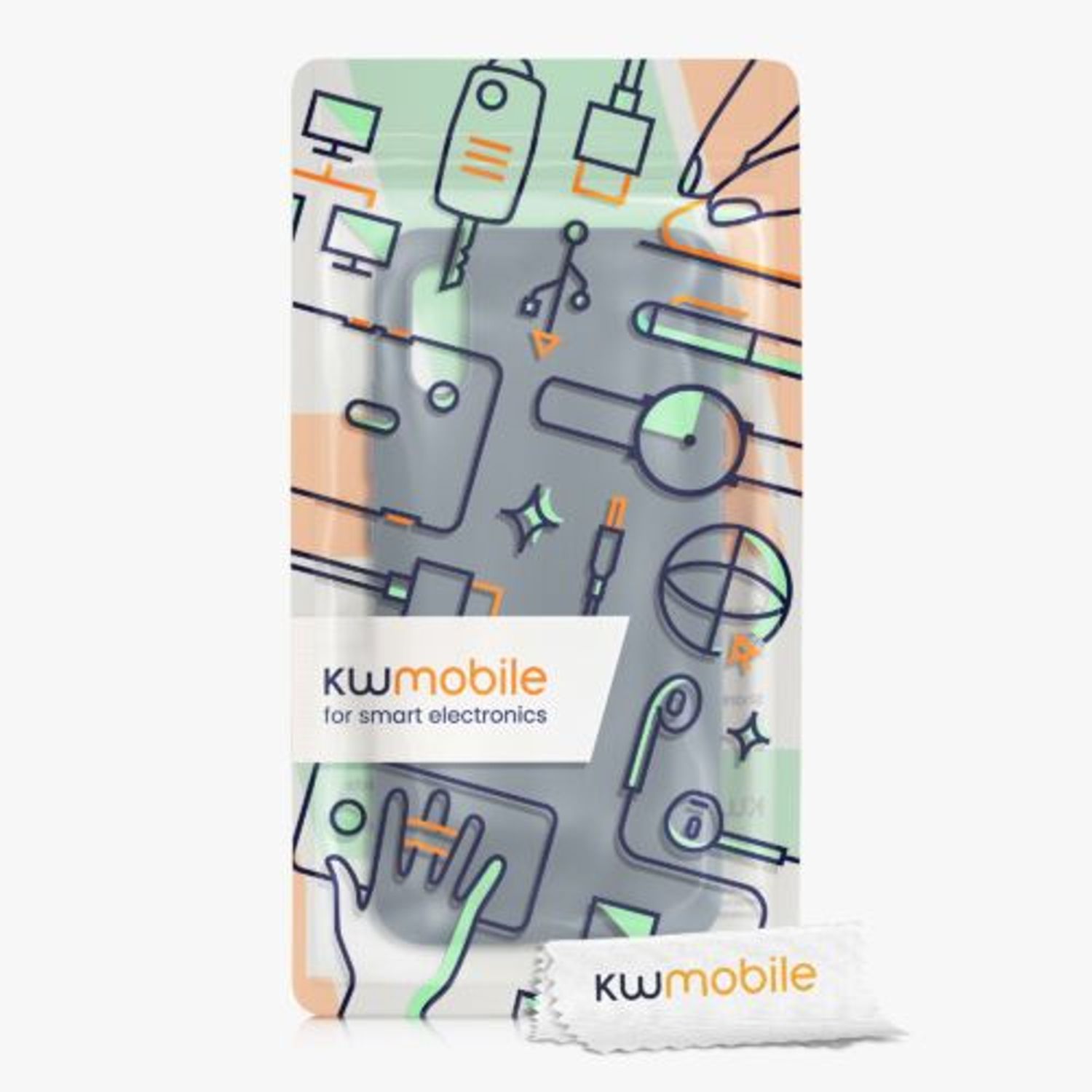 Husa pentru Xiaomi Redmi 9A, Silicon, Verde, 52847.202, Kwmobile fotografia produsului View 7 L