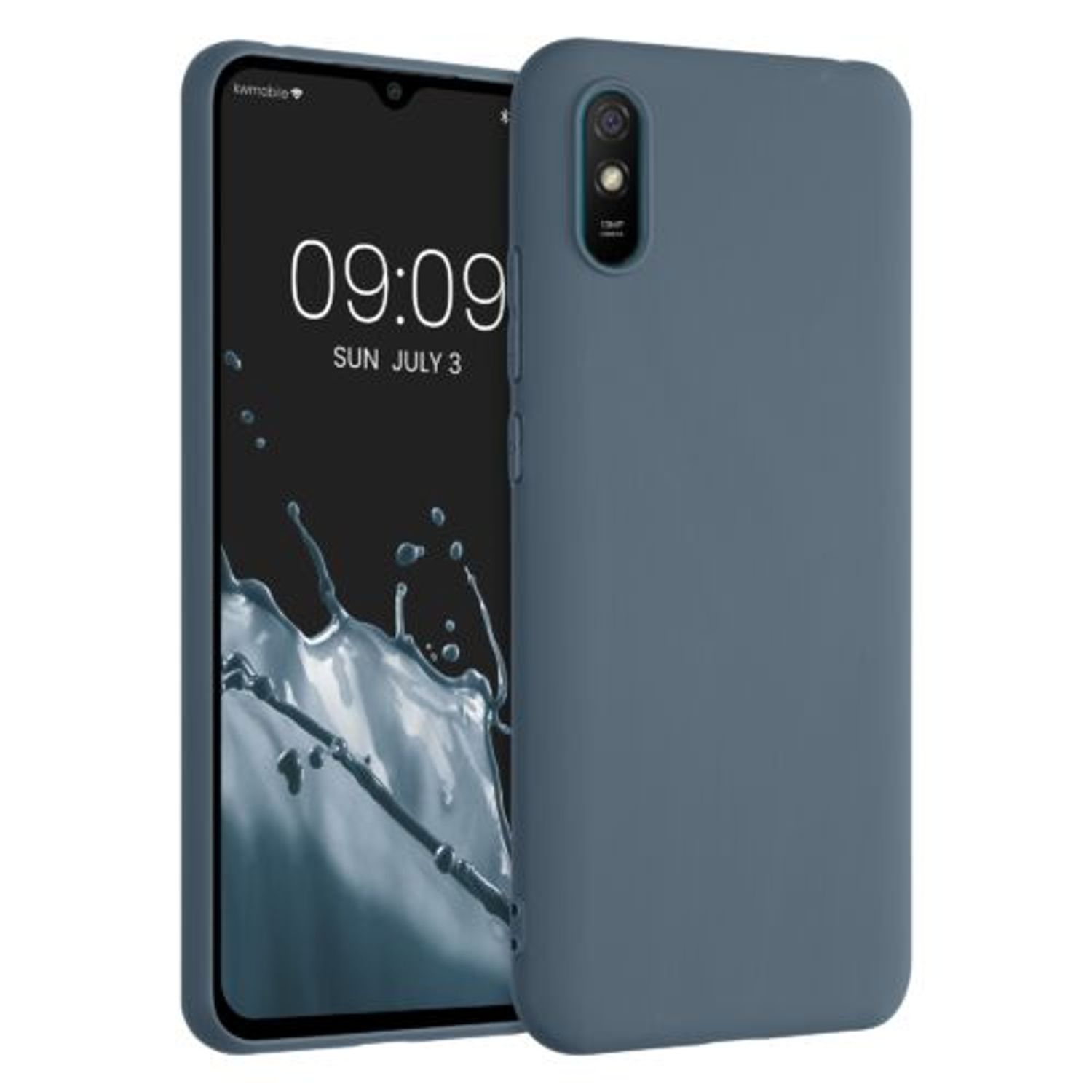 Husa pentru Xiaomi Redmi 9A, Silicon, Verde, 52847.202, Kwmobile fotografia produsului